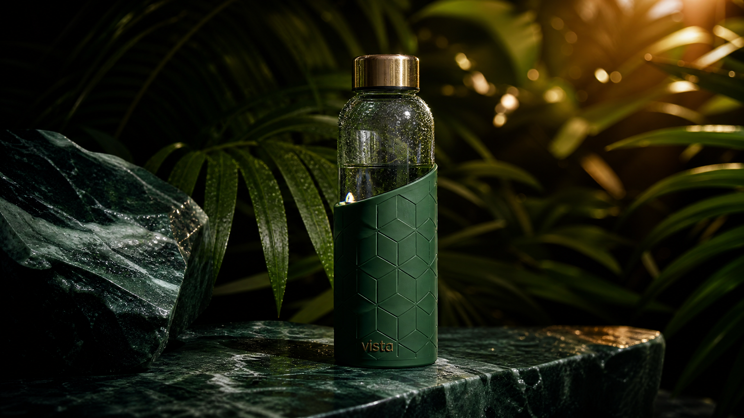 Starglass premium glass water bottle